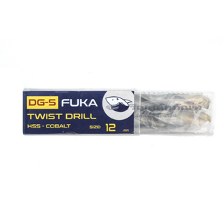 ดอกสว่านเจาะสแตนเลส-เหล็กแข็ง ยี่ห้อ FUKA ขนาด 10.0 - 12.0 mm High Speed Steel + Cobalt + Titanium Nitrid