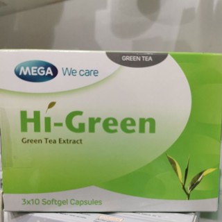 Hi-Green​ ชาเขียวสกัด​ Green​ Tea​ Extract​ 30​ เม็ด