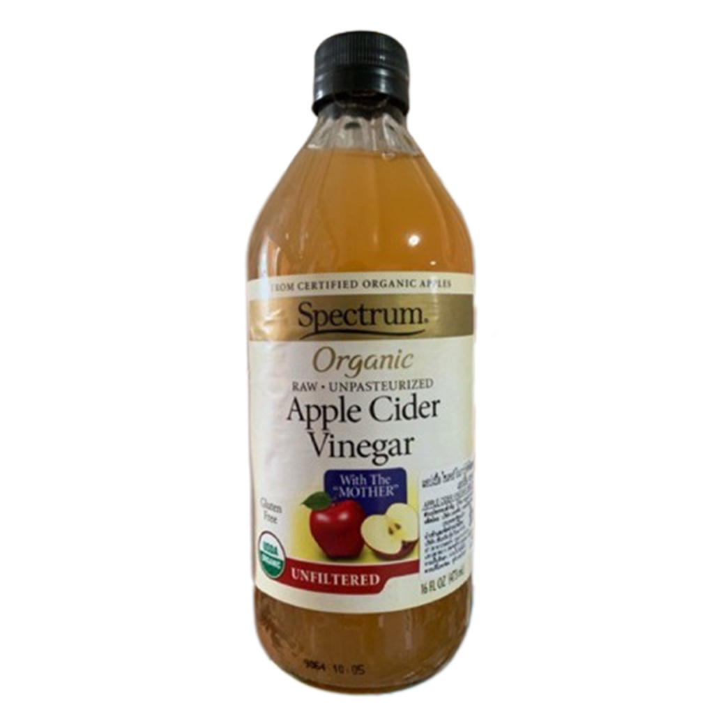 Spectrum Apple Cider Vinegar Organic Raw Unpasteurized Unfiltered น้ำส้มสายชู น้ำส้มสายชูสกัด น้ำส้มสายชูหมักจากแอปเปิ้ล