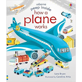 DKTODAY หนังสือ USBORNE PEEP INSIDE HOW A PLANE WORKDS (AGE 3+)