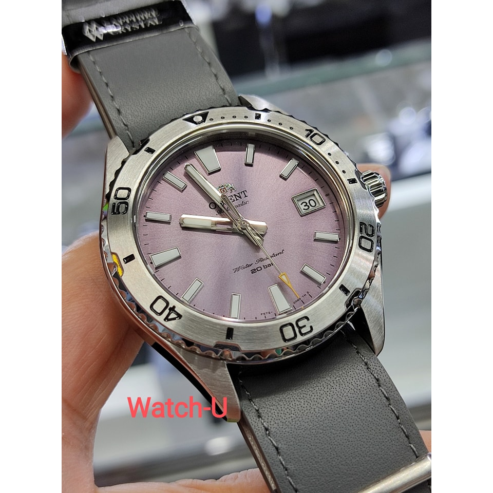 นาฬิกา ORIENT MECHANICAL SPORTS WATCH รุ่น RA-AC0Q07V หน้าม่วง