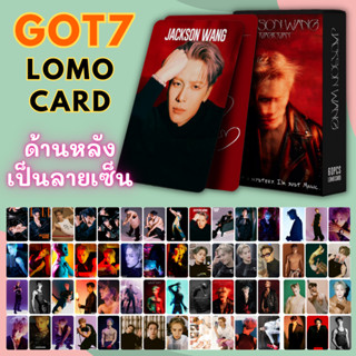 ✅พร้อมส่ง✅ Lomo Card JACKSON GOT7 โลโม่การ์ดพิมพ์สี 2 ด้าน 60 ใบ