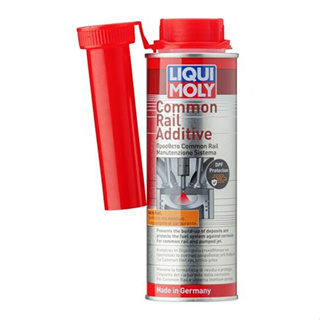 LIQUI MOLY COMMON RAIL ADDITIVE 250 MLน้ำยาเพิ่มประสิทธิภาพเครื่องยนต์ดีเซลคอมมอนเรล เพิ่มค่าซีเทน ดีเซล commonrail