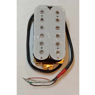 Humbucker ปิกอัพคอยล์กีต้าร์ไฟฟ้า Humbucker dual coill pickup 4 สายเคเบิล N-7.5K ออก B-15K สีขาว