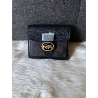 GEORGIE SMALL WALLET IN SIGNATURE CANVAS (COACH 7250)