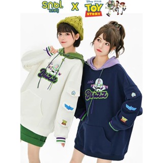 [พร้อมส่ง Blue S] Snbl x Toy Story เสื้อฮู้ดแขนยาว ทอยสตอรี่ ลิขสิทธิ์แท้