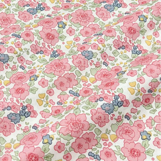 ผ้าคอตตอน 100 ญี่ปุ่น ชมพู ขนาด50x75cm,45x80cm ,+-3 cm