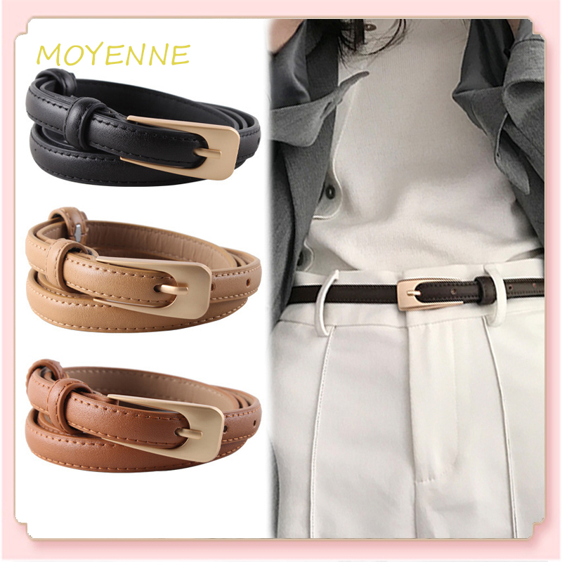 ใหม่ ชุดเดรสย้อนยุค สตรี เข็มขัดเส้นเล็ก นักเรียน ตกแต่งแบบเรียบง่ายและหลากหลาย ด้วยชุดกระโปรง กางเกง เข็มขัด