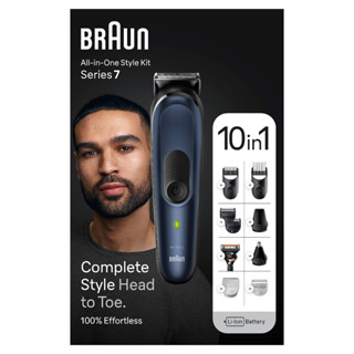 BRAUN Multi Grooming Kit MGK7421 บราวน์รุ่น MGK7421 ชุดตกแต่งหนวดและผม