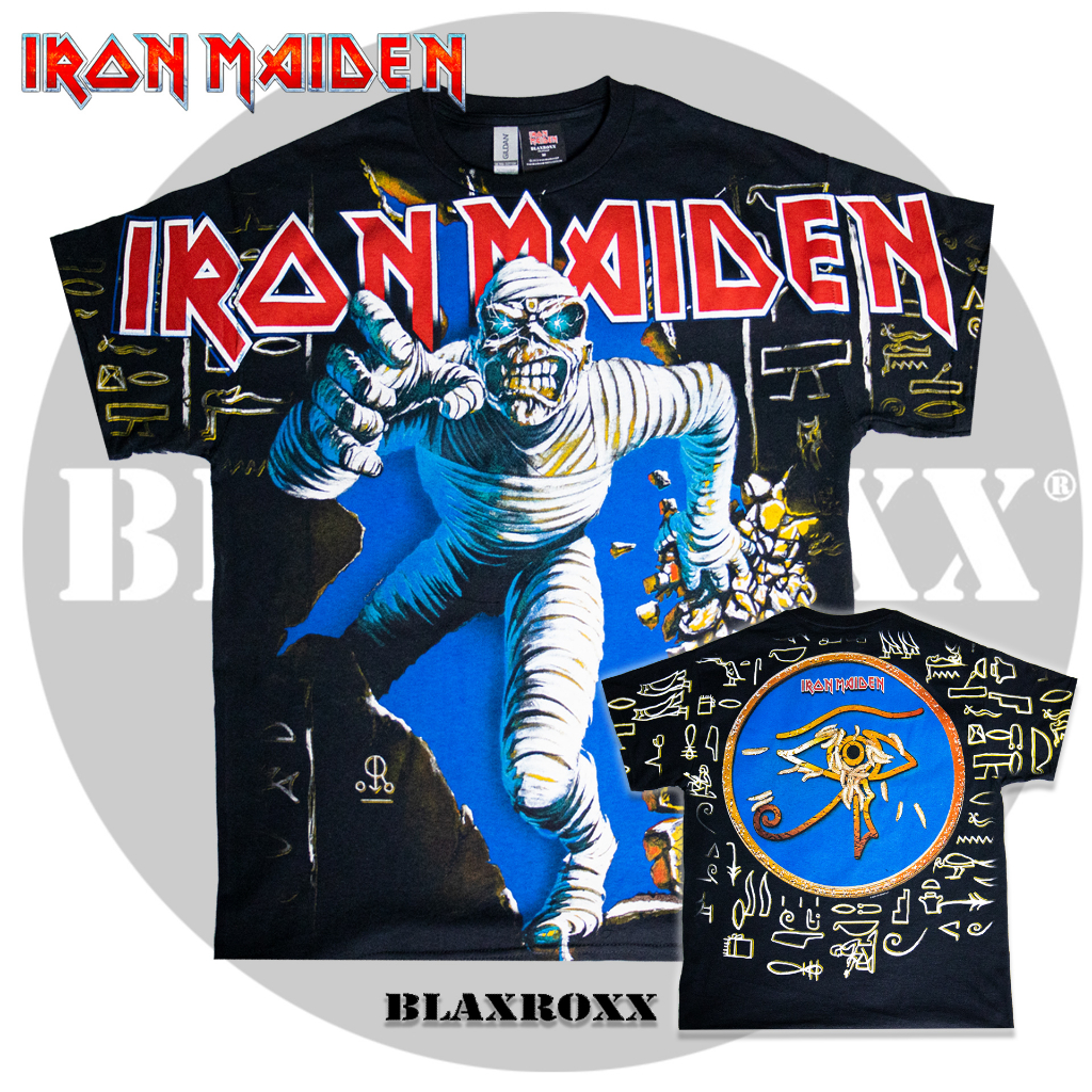 BLAXROXX® | Iron Maiden® | [IRM030] | เสื้อวง OVP สีจม | GILDAN Ultra Cotton