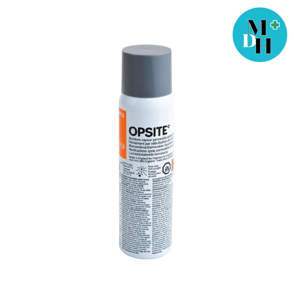 Smith & Nephew Opsite Spray ฟิล์มใส กันน้ำ ปกป้องแผล ชนิดสเปรย์ ขนาด 100 มล 1 ขวด (02519)