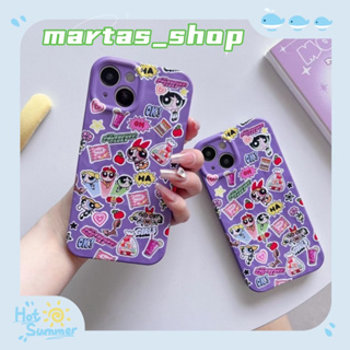 ❤️ส่งของขวัญ❤️ เคสไอโฟน 11 12 13 14 Pro Max กราฟฟิตี ความคิดสร้างสรรค์ แฟชั่น การ์ตูน Case for iPhone สาวน่ารักหัวใจ