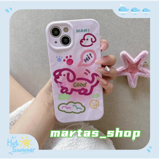 ❤️ส่งของขวัญ❤️ เคสไอโฟน 11 12 13 14 Pro Max สาวน่ารักหัวใจ แฟชั่น เรียบง่าย การ์ตูน ความนิยม Case for iPhone สาวน่ารักหั