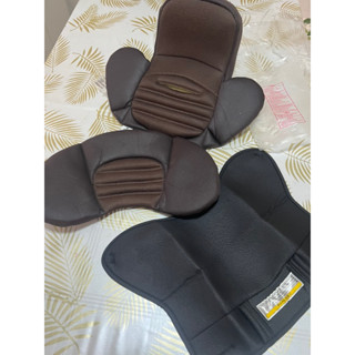 ซัพพอร์ตคาร์ซีท 3 ชิ้น สีน้ำตาลเข็ม งานมือหนึ่งญี่ปุ่น.