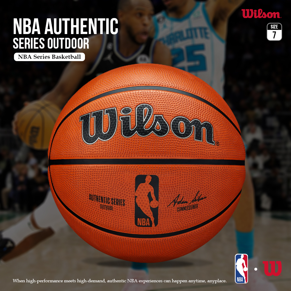 Wilson วิลสัน ลูกบาส บาสเก็ตบอล บาส เบอร์ 7 NBA Authentic #7 WTB7300XB07(1990)