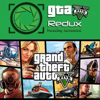GTA-V Redux +Trainer Mod + Mod “addonspawner” + Shaders เกม PC เกมคอมพิวเตอร์ Game มีช่างรีโมทให้