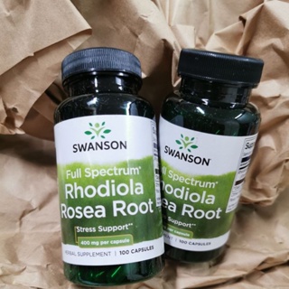 โรดิโอลาสกัด Rhodiola Rosea Extract 1000 mg 120 Capsules Super Rhodiola Root Extrac ความเครียด ซึมเศร้า