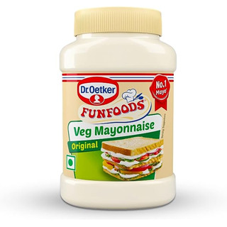 Dr. Oetker FunFoods  veg Mayonnaise original  FunFoods mayonnaise 250g mfg date 2june 2023 use by 2dec 2023