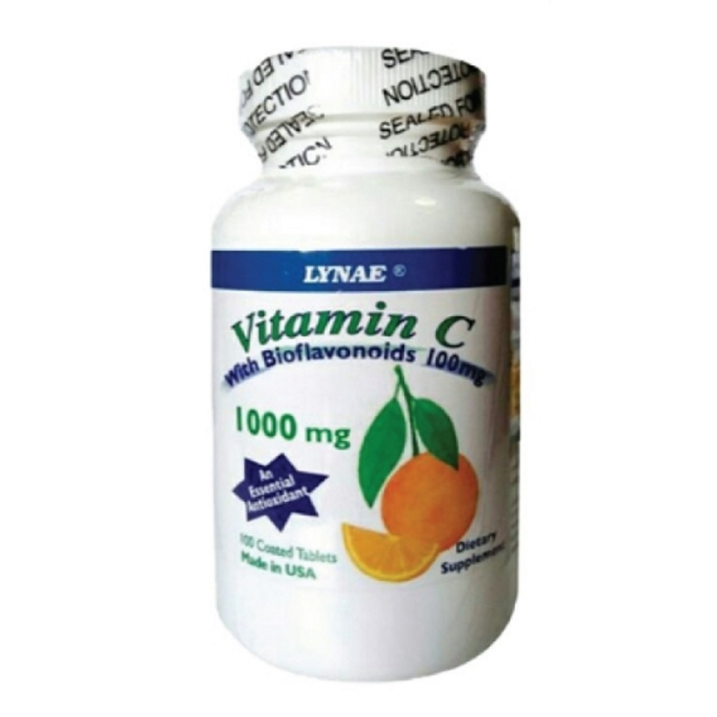 Lynae Vitamin C 1,000 mg. ไลเน่ วิตามินซี 1,000 มก. จากประเทศอเมริกา บรรจุ 30 เม็ด