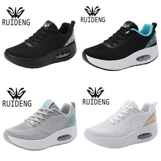 RUIDENG-82257 รองเท้าผ้าใบผู้หญิงเพื่อสุขภาพ ความสูง 5 cm. น้ำหนักเบา นุ่ม ระบายอากาศได้ดี มี 4 สี ไซส์ 36-40