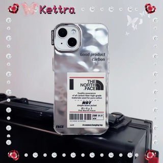 💜Kettra💜ป้องกันการหล่น ขอบเต็ม iPhone 11 14 pro max ความคิดสร้างสรรค์ ลายสปอร์ตเทรนดี้ สีเงิน case for iPhone 12 13