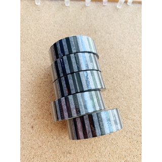🖤 BLACK ZEBRA STRIPE WASHI TAPE 🖤 วาชิเทป เทป ทางม้าลาย ตาราง