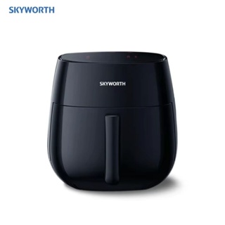 หม้อทอดไร้น้ำมัน SKYWORTH รุ่น AF-DE1 ความจุ 4 ลิตร 1400W ตระแกรงเคลือบด้วย food - graded กันอาหารติด ทำความสะอาดง่าย