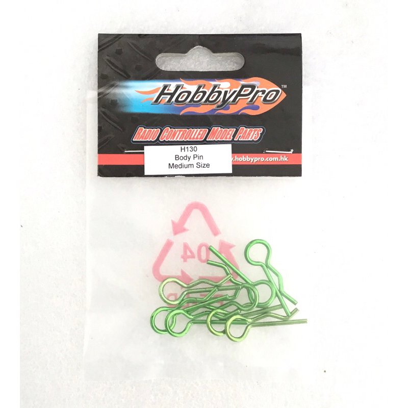 Hobby Pro H130 Body Pin Light Green