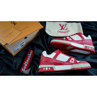 [ Pre - Order ] LV Trainer Product Red Size 37 - 46 [ Best Quality ]