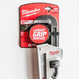 ประแจจับท่ออลูมิเนียม 24นิ้ว Milwaukee Aluminum Pipe Wrench 24" รุ่น 48-22-7224