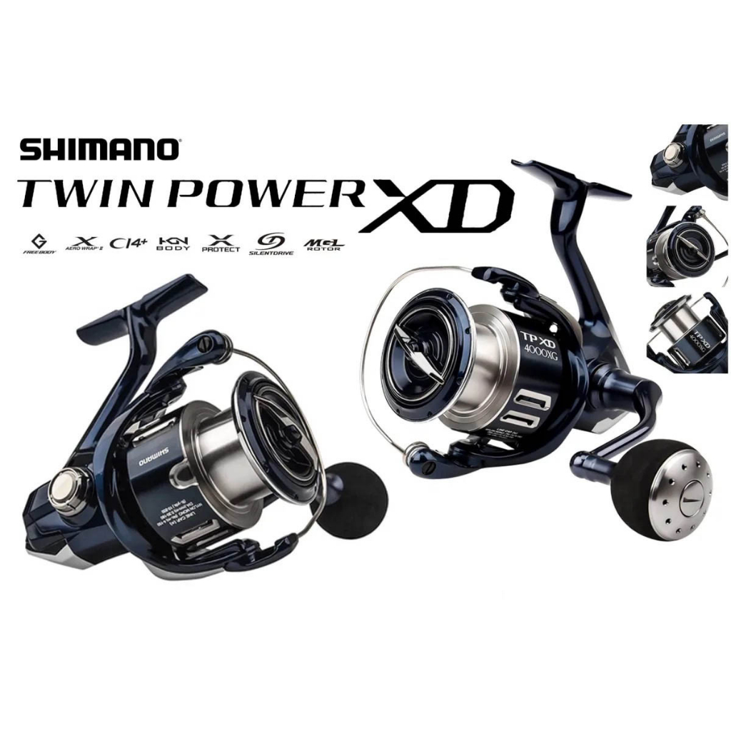 Original Shimano 2021 TWIN POWER XD Seawater Fishing Reel C3000XG