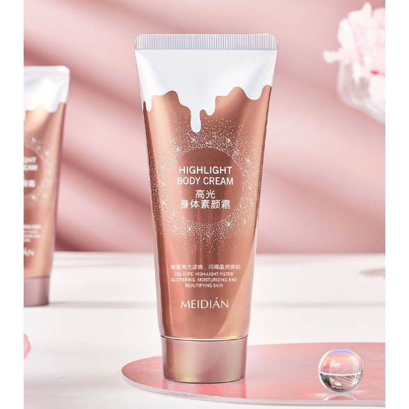 MEIDIAN HIGHLIGHT BODY CREAM ทาปุ๊บขาวปั๊บไว้เทนนิ่งคอนซีลเลอร์ปกปิดรอยดำปรับให้ขาวกระจ่างใส