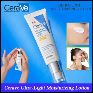 CeraVe Ultra-Light Moisturizing Lotion 50ml โลชั่นผิวขาว โลชั่นบำรุงผิวกาย Moisturizing ผิวแห้ง