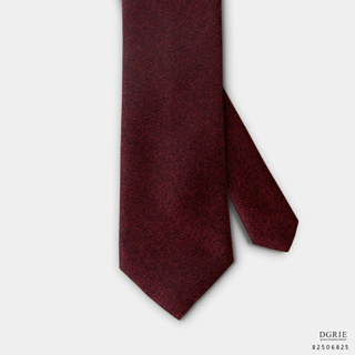 Burgundy Red two tone Texture 3 Inch Necktie - เนคไทสีแดงเบอร์กันดี