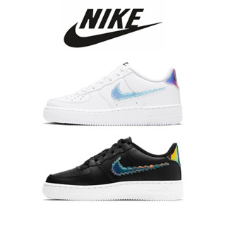 Nike Air Force 1 Low LV8 สายรุ้งพิกเซลสไตล์ยิงเรเดียมยิงเรเดียมรองเท้าลำลอง