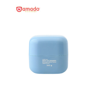 Amado Face 6X Ceramide Sleeping Mask 100g - อมาโด้ เฟซ ไนท์ 6x เซราไมด์ สลีปปิ้ง มาส์ก (1 กระปุก/100 กรัม )