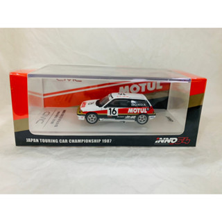 INNO64 1/64 : IN64-EAT-MOT87 : Honda Civic SI E-AT Gr.A #16 Mugen Motul JTC 1987