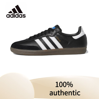 Adidas originals รองเท้าผ้าใบลำลอง Samba Og สีดำ ของแท้ 100%