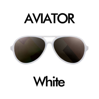 Aviator Black Sunglasses Hipsterkid  แว่นกันแดดสีขาว