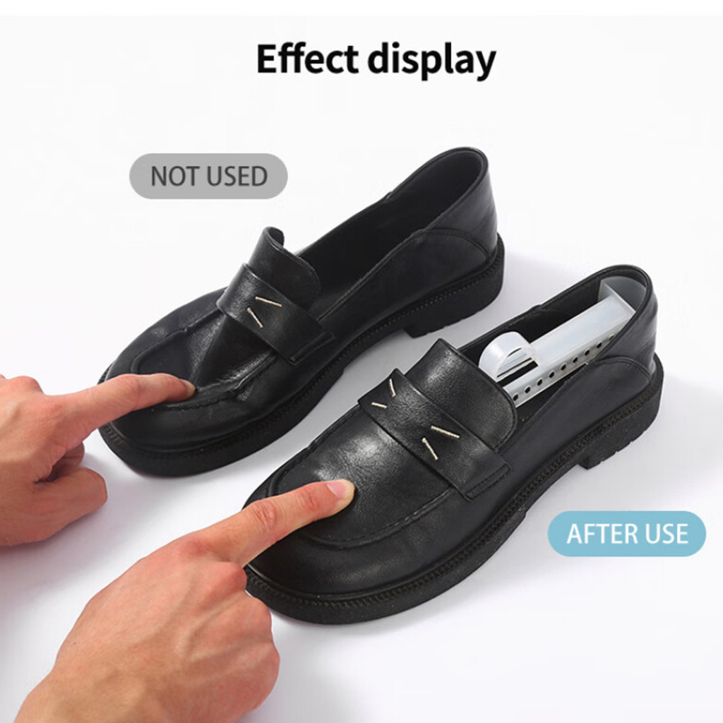 รองเท้าบูทพลาสติกรูปแบบทนทาน 1 คู่ต้นไม้รองเท้าแปล Sneaker Shoe Stretcher Shoe Tree Trainer Shaper Union Corn Plastic