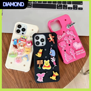 💲คูปองเคลม💲เคสไอโ case for iphone 11 12 ตุ๊กตาบาร์บี้และทอยสตอรี่ เคส 14 13 12 11 pro max ซิลิโคนกันกระแทกและทนทาน