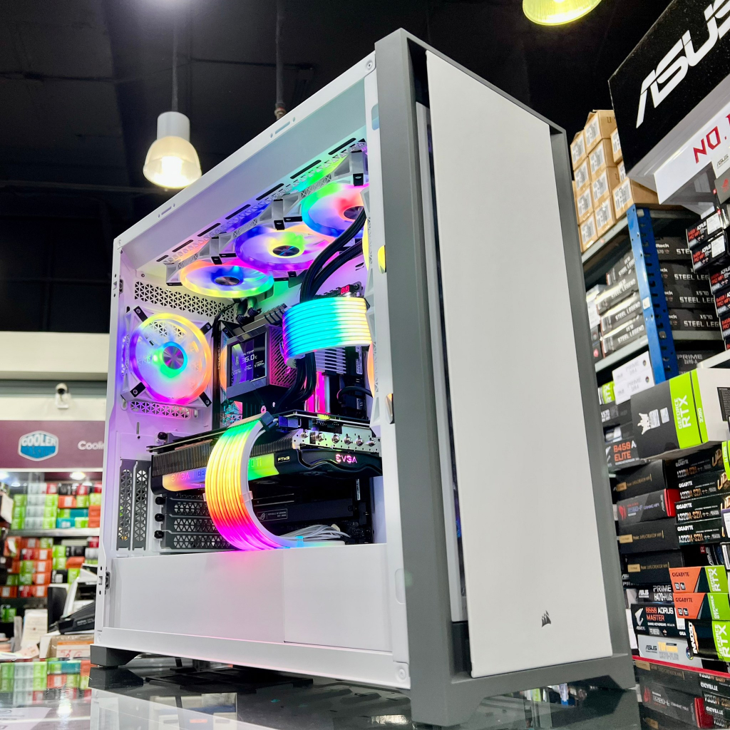 คอมพิวเตอร์ประกอบ Full Nextgen 12th White Set INTEL i9-12900K x EVGA RTX3080Ti FTW3 Ultra Gaming