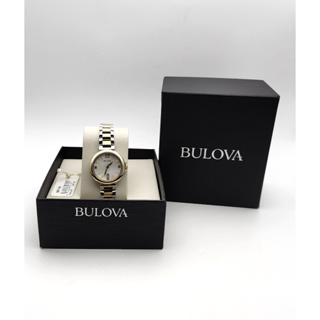 นาฬิกา BULOVA WOMENS 98P142 QUARTZ MOTHER OF PEARL พร้อมกล่อง (ใหม่มีตำหนิ) #01