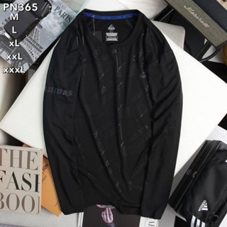 เสื้อกีฬาชาย เสื้อแขนยาว คอกลม