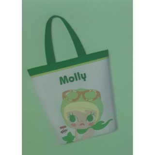 Pop Mart Molly Bag and Tag (กระเป๋าผ้าและป้ายห้อยกระเป๋า)