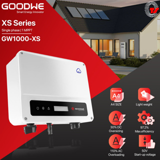 GOODWE อินเวอร์เตอร์โซล่าเซลล์ 1,000W (GW1000-XS) Zero export (กันย้อนการไฟฟ้า) | รับประกัน 5 ปี