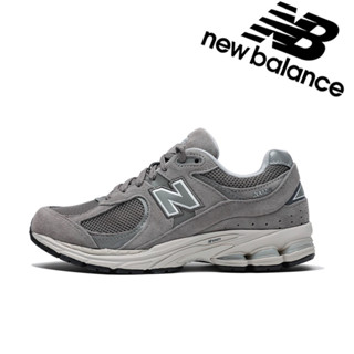 New Balance 2002R ของแท้ 100% คลาสสิก Retro สบายเท้ารู้สึกลื่นสวมใส่ Yuanzu รองเท้าผ้าใบสีเทา