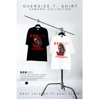 🌈โค้ดSENSEIOMGลด15%🌈เสื้อยืดแขนสั้นOVERSIZE SENSEI SAMURAI V.3 #3