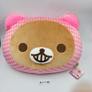 หมอนตุ๊กตา Rilakkuma ของแท้จากญี่ปุ่น ป้ายห้อย เนื้อโมจิ นุ่มนิ่มสุด