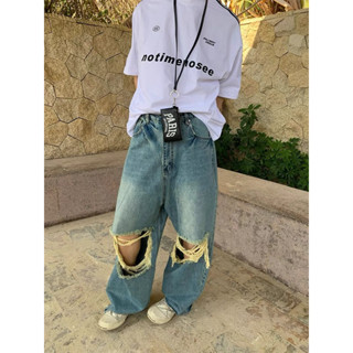 PAPA.XQ SCISSOR 03 JEANS 👖 (New! กางเกงขากระบอกใหญ่ เข้าใหม่ พร้อมส่ง🔥💢)